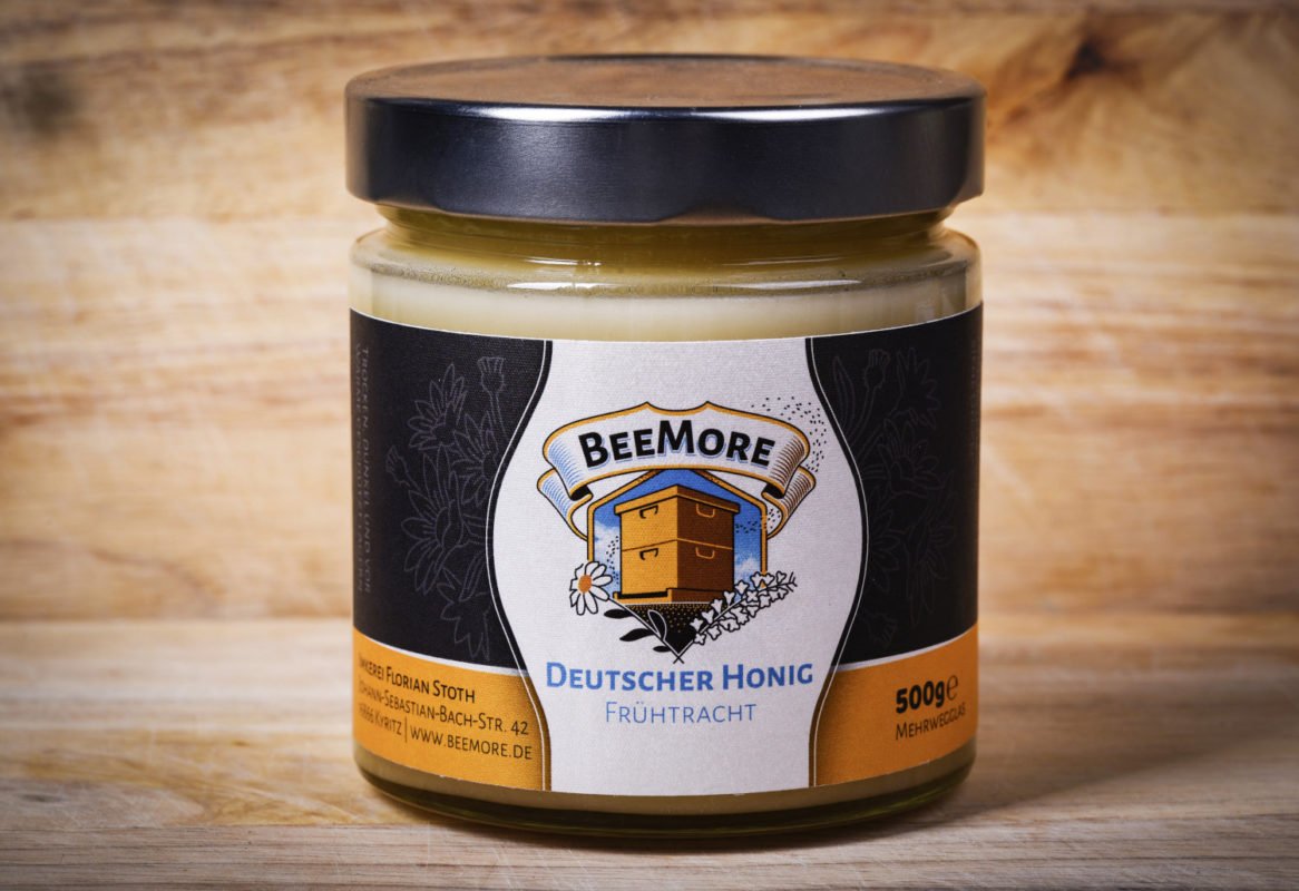 Frühtrachthonig 500g – Honig direkt vom Imker aus Brandenburg